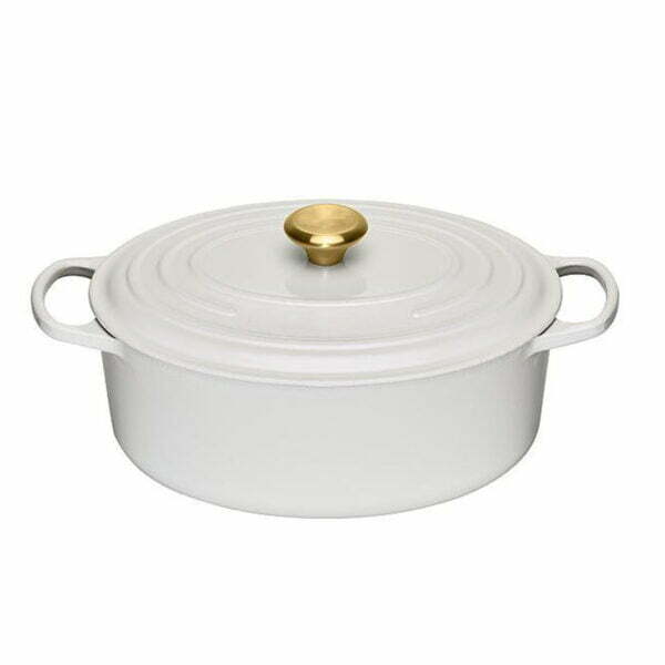 oval enameled cast iron roaster