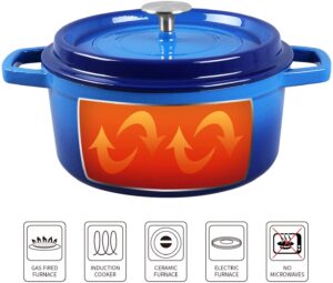 enameled cast iron dutch oven