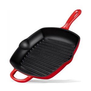 Enameled Cast Iron Grill Pan