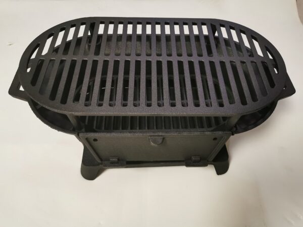 outdoor cast iron grill